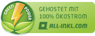 Gehostet mit 100% Ökostrom bei all-inkl.com